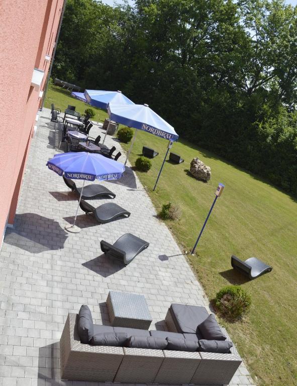 Hotel Am Interpark Grossmehring Exterior foto